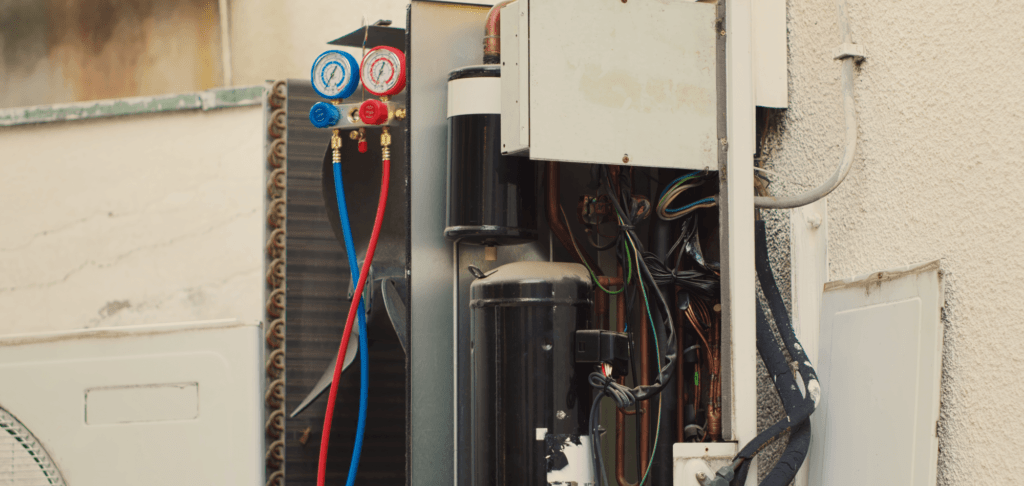 One of the causes of aircon leaking water is a broken pump