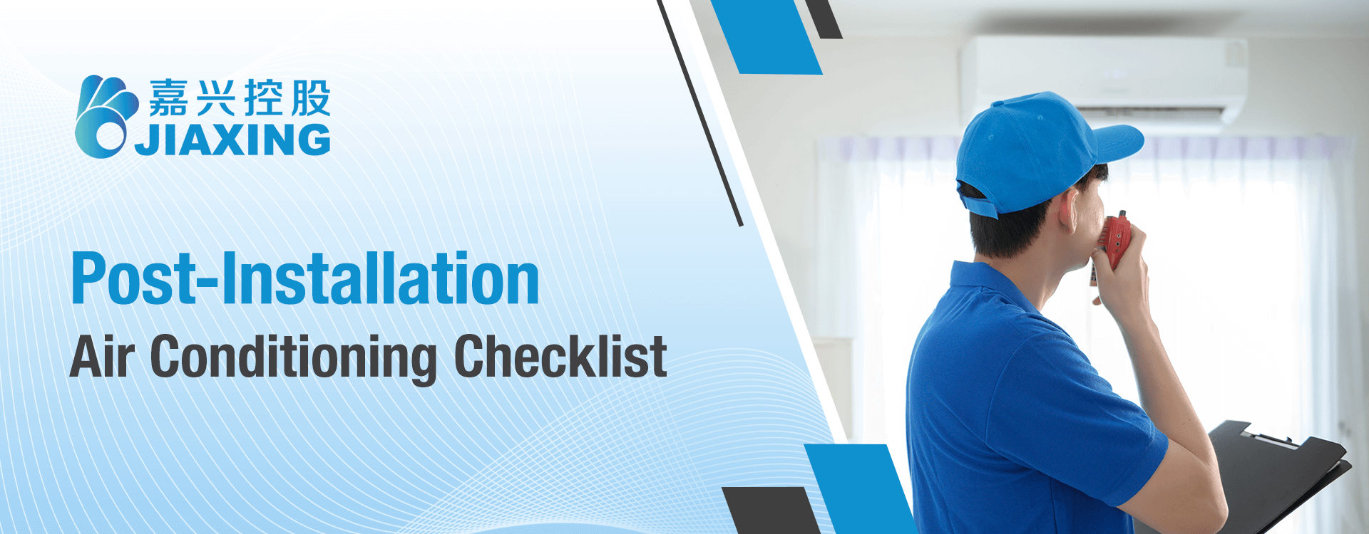 Post installation aircon checklist for homeowner.